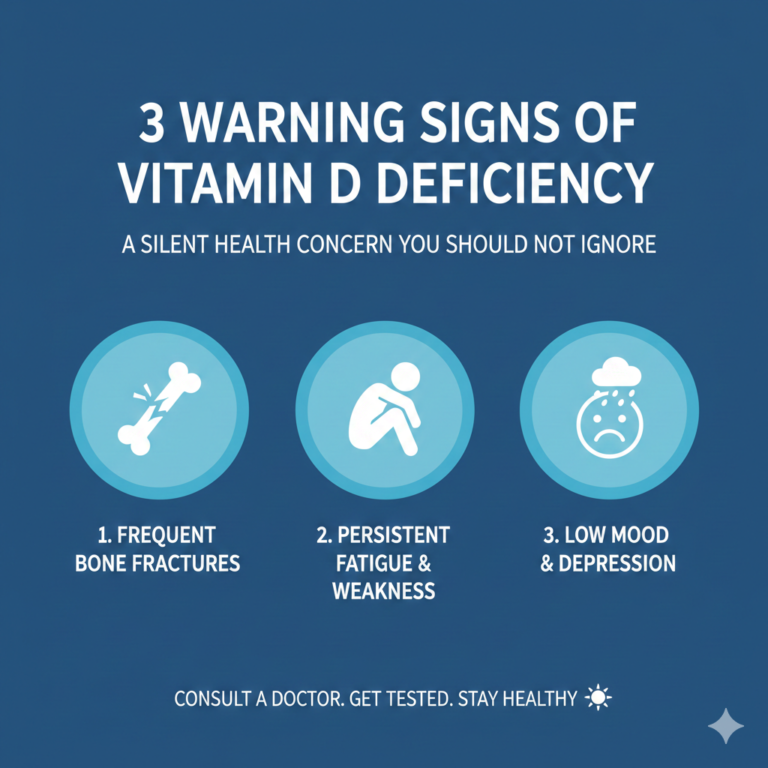 3 Warning Signs of Vitamin D Deficiency : A Silent Health Concern You Should Not Ignore