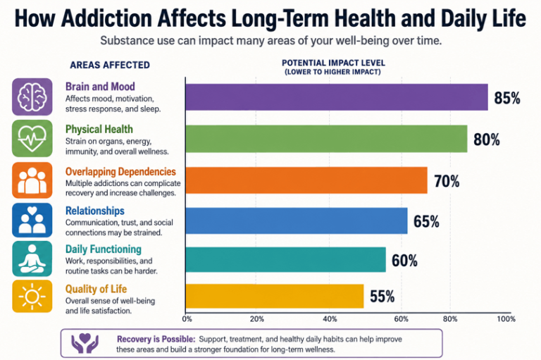5 Ways Addiction Can Affect Long-Term Health and Daily Life